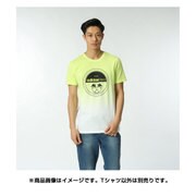 BHQ19-AK1087-J/O [SC トロピカルグラデーションTシャツ Oサイズ メンズ ホワイト/ソーラーイエロー]