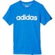 JPB66-AK2503-J150 [KIDS Boys エッセンシャルズ リニアロゴTシャツ ジュニアサイズ 150cm ショックブルー×ホワイト]
