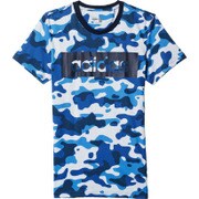 BIB46-AO0900-J/O [ESS LIN Tシャツカモグラフィック Oサイズ メンズ ショックブルーS16]