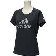 BIL09-AP3779-J/OT [UV グラフィックロゴ半袖Tシャツ レディース OTサイズ ダークグレー]
