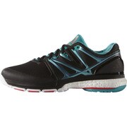 AF4896-275 [ハンドボールシューズ stabil boost レディース 27.5cm コアブラック/ショックグリーン S16/ランニングホワイト]