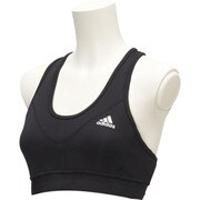 BHU33-AK0225-J/XS [W ワークアウト テックフィット ミディアムサポート ブラ レディース XSサイズ ブラック/マットシルバー]
