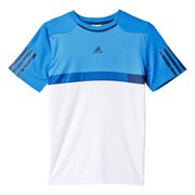 BEB68-AO1571-J150 [B バリケード Tシャツ(ジュニアサイズ) ホワイト/ショックブルー]