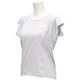 BIK67-AP1465-J/OT [W ヨガ 3S ブラカップ付き 半袖Tシャツ レディース OTサイズ ライトグレーヘザー]