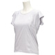 BIK67-AP1465-J/M [W ヨガ 3S ブラカップ付き 半袖Tシャツ レディース Mサイズ ライトグレーヘザー]