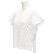 BIK65-AP1475-J/OT [W ヨガ バーンアウト 半袖Tシャツ レディース OTサイズ クリスタルホワイト S16]