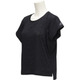 BIK65-AP1476-J/M [W ヨガ バーンアウト 半袖Tシャツ レディース Mサイズ ブラック]