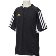 BIN22-AP2709-J140 [クライマライト半袖 2ボタンTシャツ ジュニアサイズ ブラック]