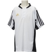 BIN22-AP2711-J130 [クライマライト半袖 2ボタンTシャツ ジュニアサイズ ホワイト]