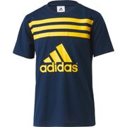 BIK13-AP3508-J160 [KIDS BOYS adidas24/7 ビッグロゴTシャツ(ジュニアサイズ)]