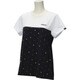 BIO02-AP4703-J/OT [SC 手描きドットTシャツ レディース OTサイズ ホワイト]