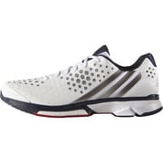 B34148-245 [Volley Response Boost メンズ 24.5cm ランニングホワイト/テックシルバーメットF13/カレッジネイビー]