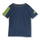 BFN36-AK2613-J150 [KIDS Climacool G T Tシャツ ジュニアサイズ 150 ミネラルブルーS16]