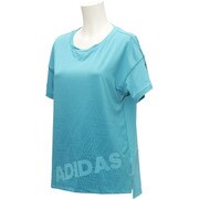 BIK22-AP1607-J/L [ワークアウト ルーズシルエット グラフィックTシャツ レディース Lサイズ ショックグリーン]