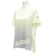 BIK22-AP1608-J/L [ワークアウト ルーズシルエット グラフィックTシャツ レディース Lサイズ ヘイロー]