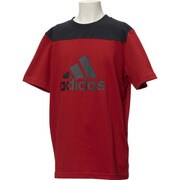 BIK87-AP3696-J160 [KIDS BOYS エッセンシャルズ ビッグロゴTシャツ ジュニアサイズ パワーレッド]