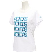 BIL08-AP3771-J/L [UV グリッターTシャツ 半袖 レディース Lサイズ ホワイト]