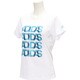 BIL08-AP3771-J/OT [UV グリッターTシャツ 半袖 レディース OTサイズ ホワイト]