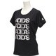 BIL08-AP3772-J/L [UV グリッターTシャツ 半袖 レディース Lサイズ ブラック]