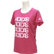 BIL08-AP3774-J/OT [UV グリッターTシャツ 半袖 レディース OTサイズ イーキューティーピンク]