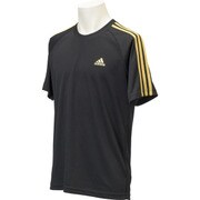 BIM56-AP3981-J/L [ESS 3S Tシャツ メンズ Lサイズ ブラック×マットゴールド]