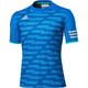 BHA05-AP6108-J/L [エックス Rengipremier 姿勢制御 グラフィック トレーニングジャージー半袖 メンズ L ショックブルーS16]