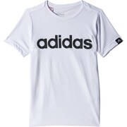 JPB66-S23205-J140 [KIDS Boys エッセンシャルズ リニアロゴTシャツ（ジュニアサイズ） ホワイト/ブラック]