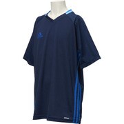 ABK02-S93541-J130 [KIDS Condivo16 トレーニングジャージー半袖（ジュニアサイズ） カレッジネイビー×ブルー]