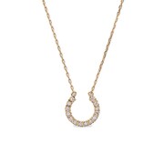 ダイヤモンドネックレス K18YG D0.07ct 0002098693