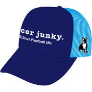 SJ16067-44-F [サッカージャンキー メッシュキャップ パンディアーニ君キャップ Fサイズ ネイビー/ブルー]