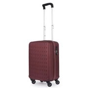 WORLDSTAR エンボスジッパー 旅行日数目安：1～2泊 32L TSAロック搭載 機内持ち込み可 ワイン WS02-47