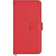 Galaxy S7 edge 手帳型ケース レザー調ブックタイプ レッド 2315GS7E