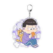 おそ松さん 描き下ろし もぐもぐアクリルキーホルダー 一松