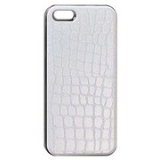 SH027WH [ICLEVER iPhone case Croco for SE/5s ホワイト]