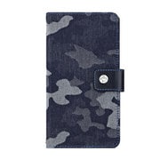 汎用 Journal Free フリップケース ミディアム ブルーカモフラージュ TR-UTFNUC16M-BLCM