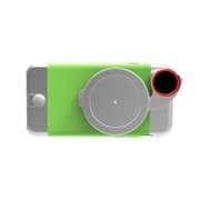 ZIP-6BK-GRN [iPhone 6s/iPhone 6 ケース＋レンズアタッチメントセット グリーン]