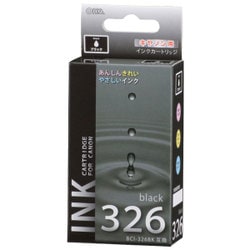 ヨドバシ.com - オーム電機 OHM INK-C326B-BK [キヤノン互換インク 326