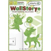 P-PMWS-SF06 [Wall Story+ ウォールステッカー ポケモン 一緒に遊ぼう♪ ハリマロン&シキジカ]