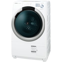シャープ ES-S7A-WL ドラム式プラズマクラスター洗濯乾燥機乾燥機能ヒーター乾燥