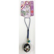 和風なつめ玉根付紺（役者）