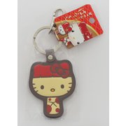 ぱっつんこけしKTキーホルダー（赤）
