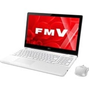 LIFEBOOK AH77/Y 15.6型ワイド/Core i7/メモリ8GB/HDD1TB/Blu-ray Discドライブ/Windows 10 Home/Office搭載/プレミアムホワイト FMVA77YW