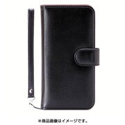 Galaxy S7 edge ブックタイプPUレザーケース BOOK ブラック LP-GS7ELBBK