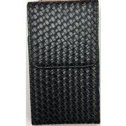 メッシュスマホケース縦型 L BK
