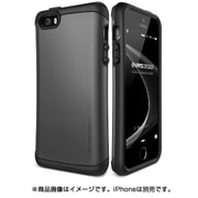 iPhone SE/5s/5 対応 HARD DROP PC×TPU ハイブリッドケース ダークシルバー