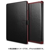 iPad Pro 9.7インチ 対応 Dandy Layered K PUレザーケース ブラック×ディープレッド