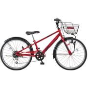 子供用自転車 24型 外装6段変速 CSK246 OR66 レッド