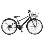 子供用自転車 26型 外装6段変速 CSK266 OK36 ブラック