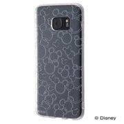 Galaxy S7 edge ディズニー TPUソフトケース キラキラ クリア RT-DGS7EA/MFC