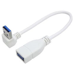 ヨドバシ.com - 変換名人 USB3A-CA20DL [USB3.0L型ケーブル延長20cm 下